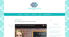 Desktop Screenshot of e-world-2015.com