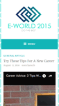 Mobile Screenshot of e-world-2015.com
